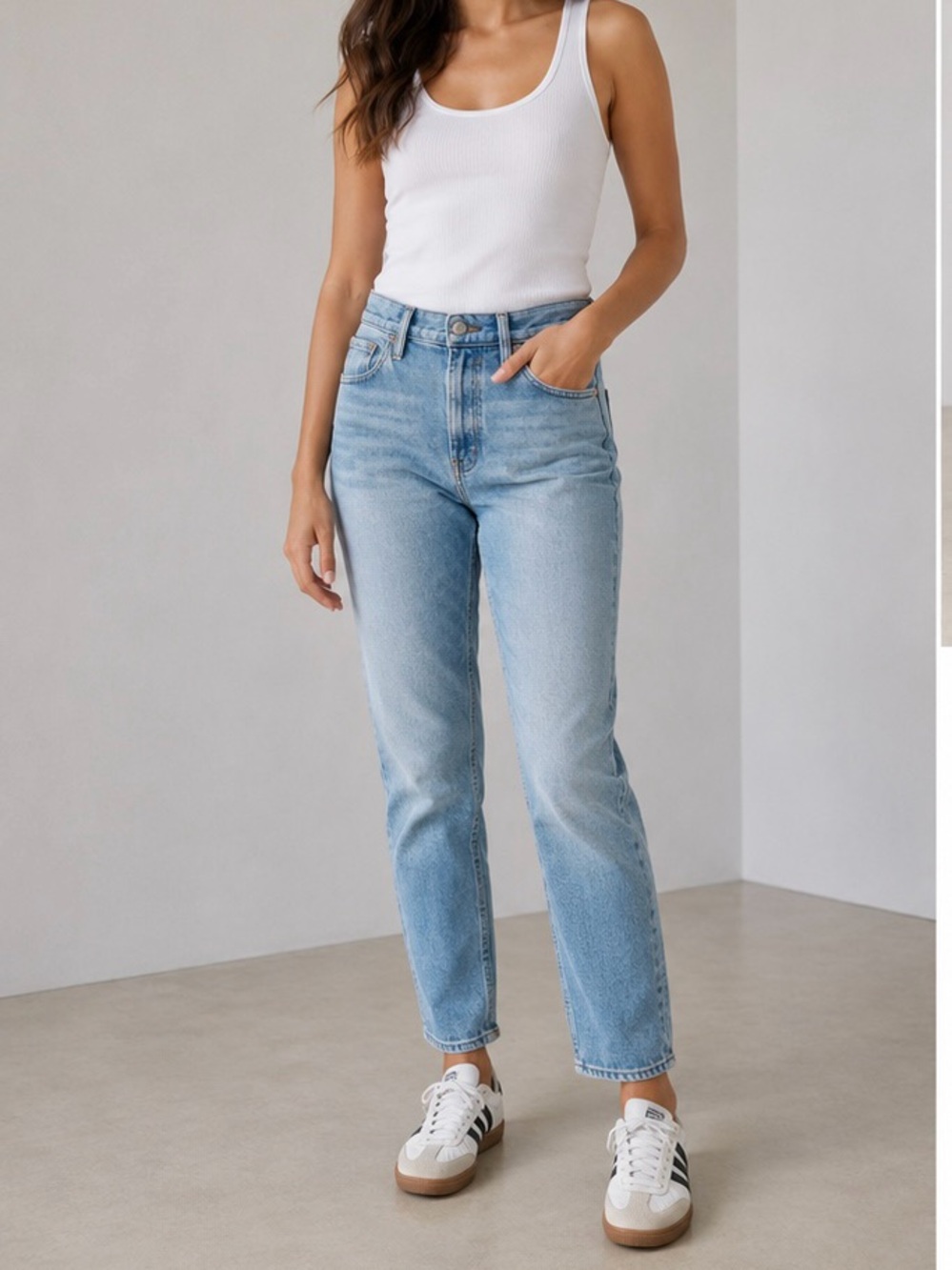 Madewell Jeans Womens 27 Curvy Perfect Vintage Light Wash Straight Leg EXCELLENT